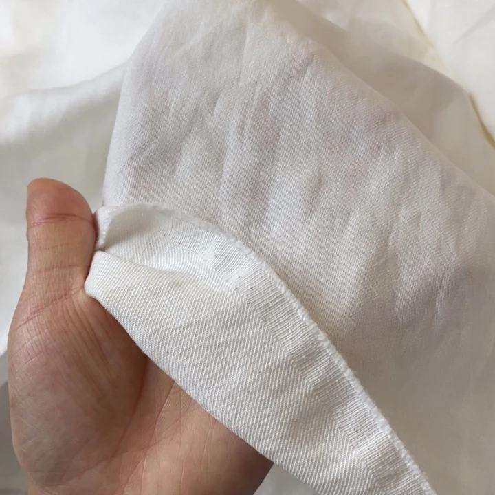 天丝（莱赛尔纤维）白色天丝亚麻2米
