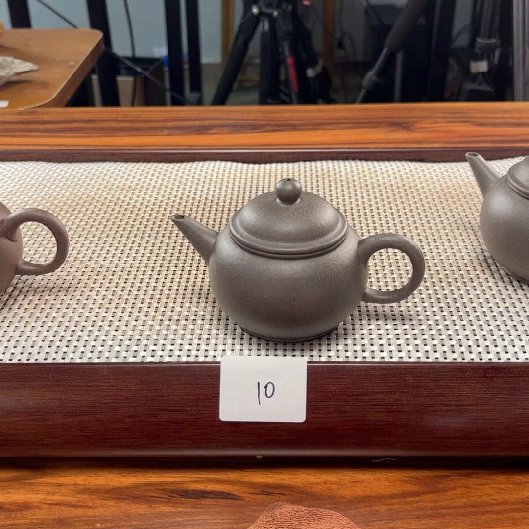 紫砂茶壶阿*?微瑕1.13-10 天青