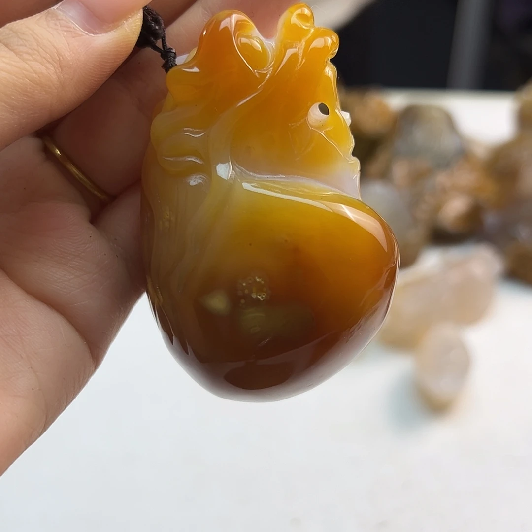 玛瑙/玉髓合金颈饰