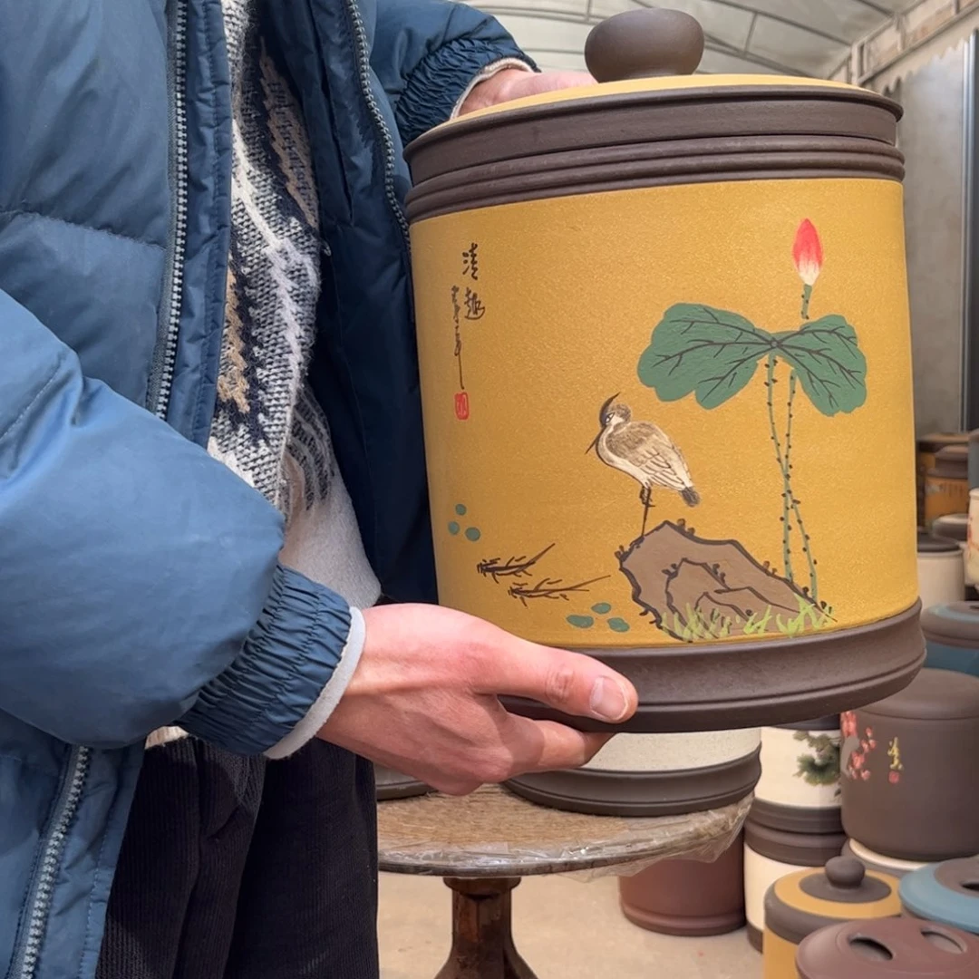 紫砂茶叶罐9 饼茶叶罐