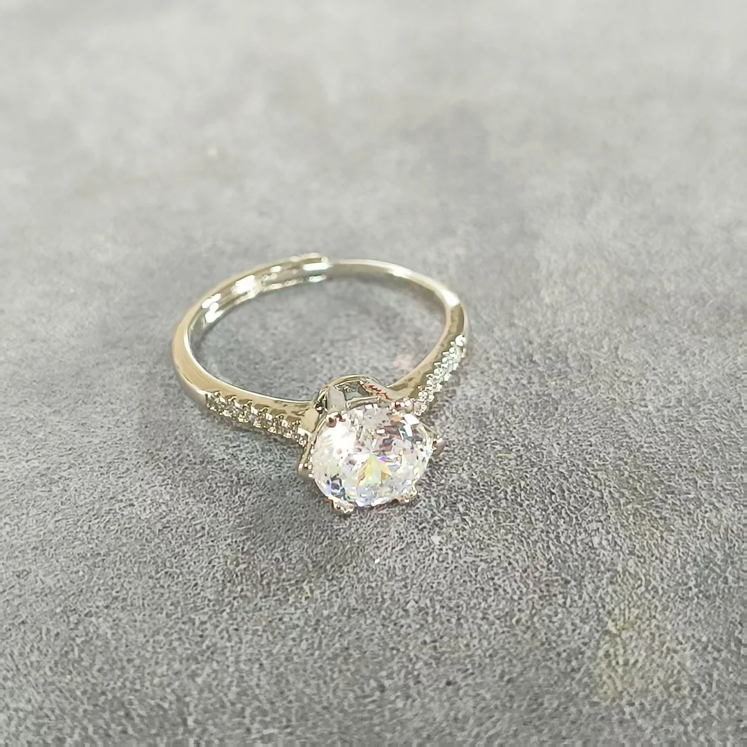 【南非定制】经典高级轻奢大气百搭戒指tzl11462