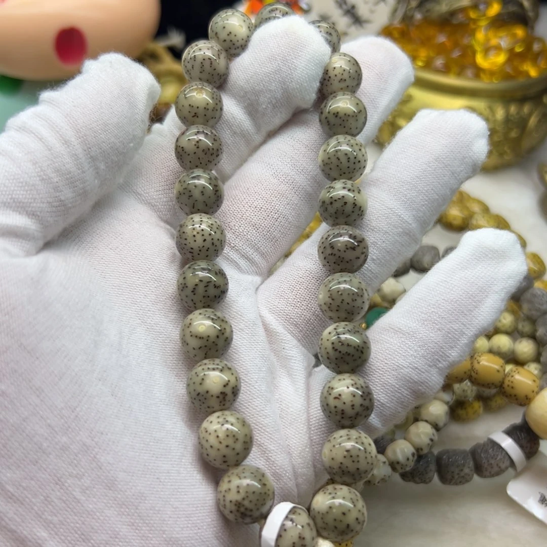 星月菩提手串渔星月糯冰圆珠