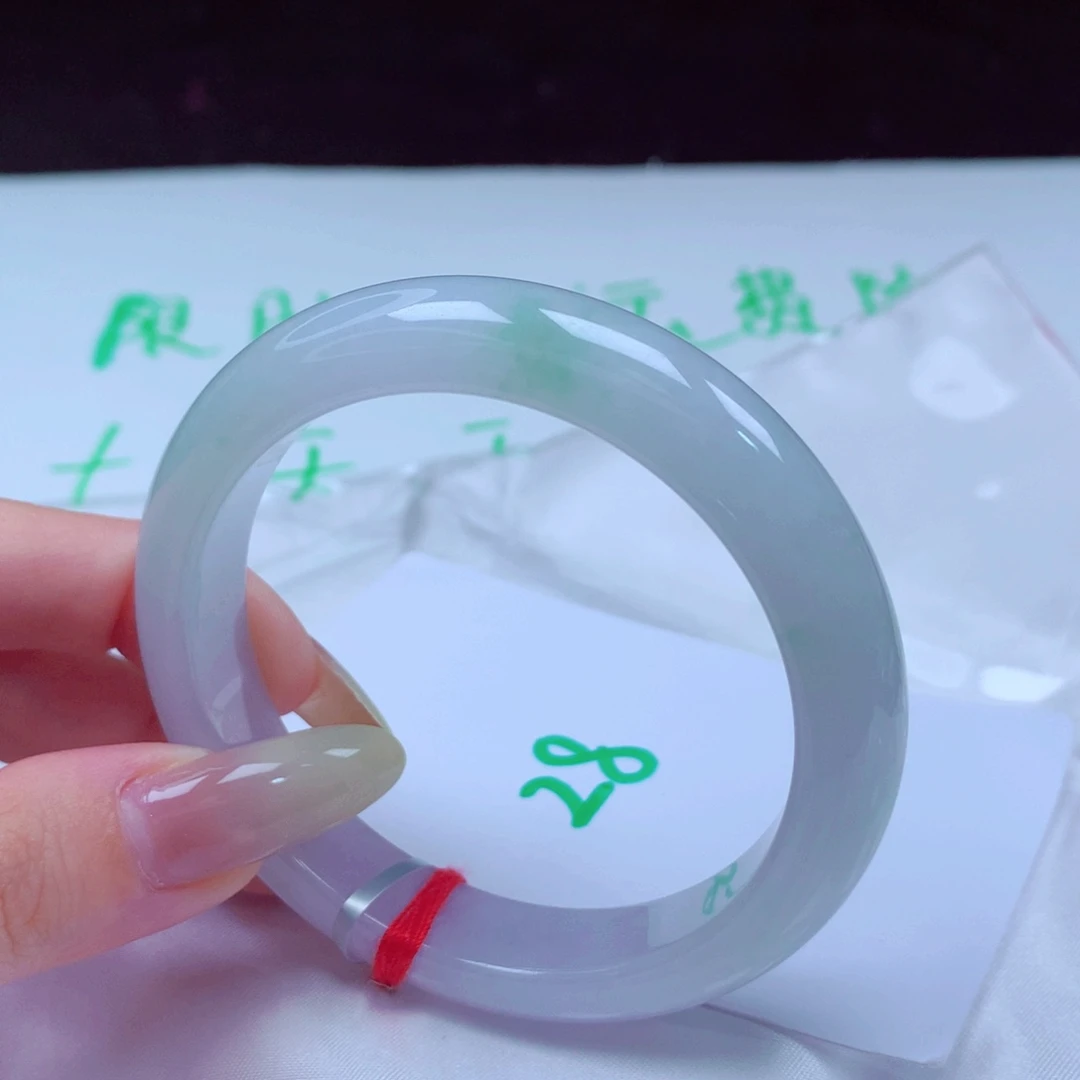 未镶嵌手镯翡翠天然缅甸翡翠A货手镯28号