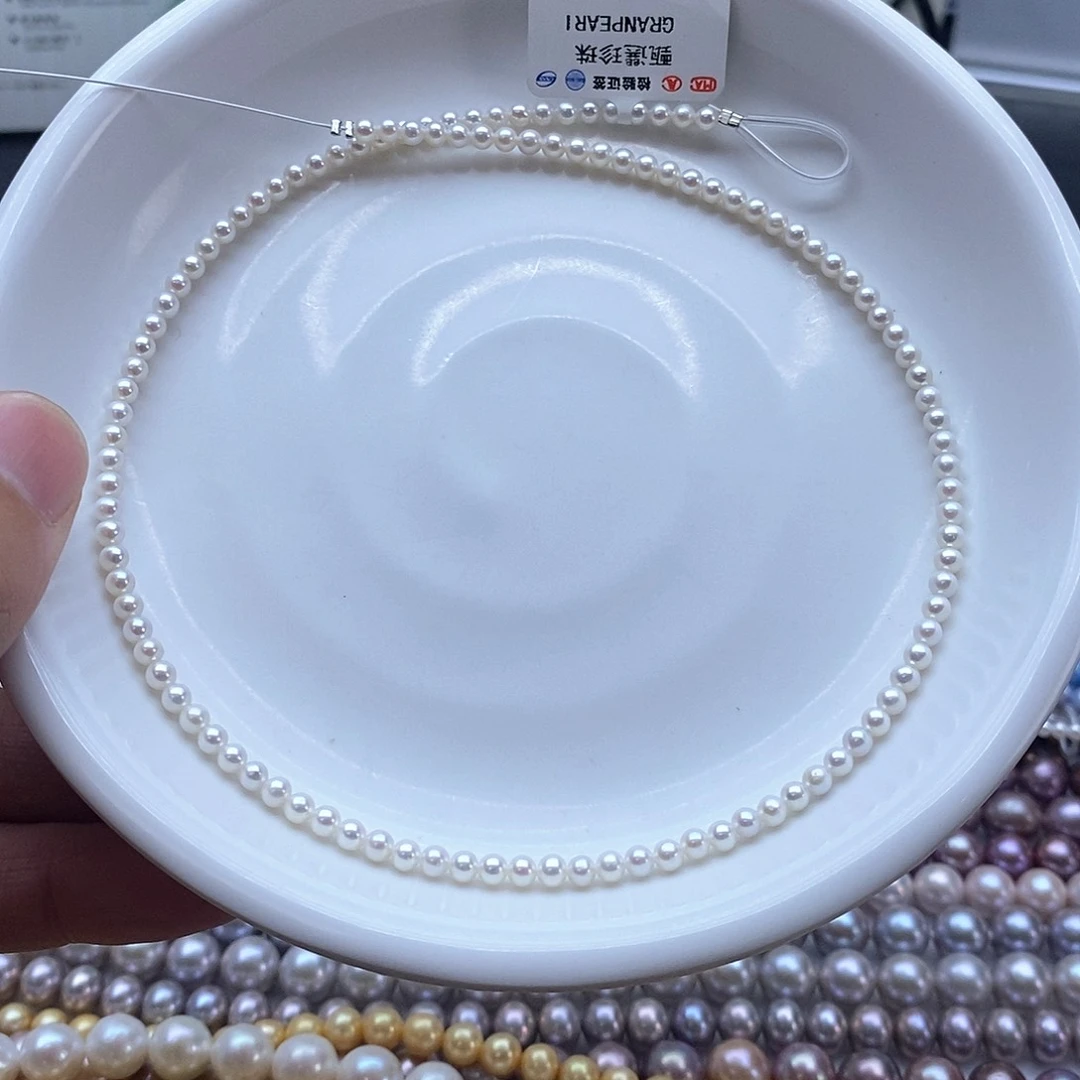 银S925镶嵌海水珍珠颈饰