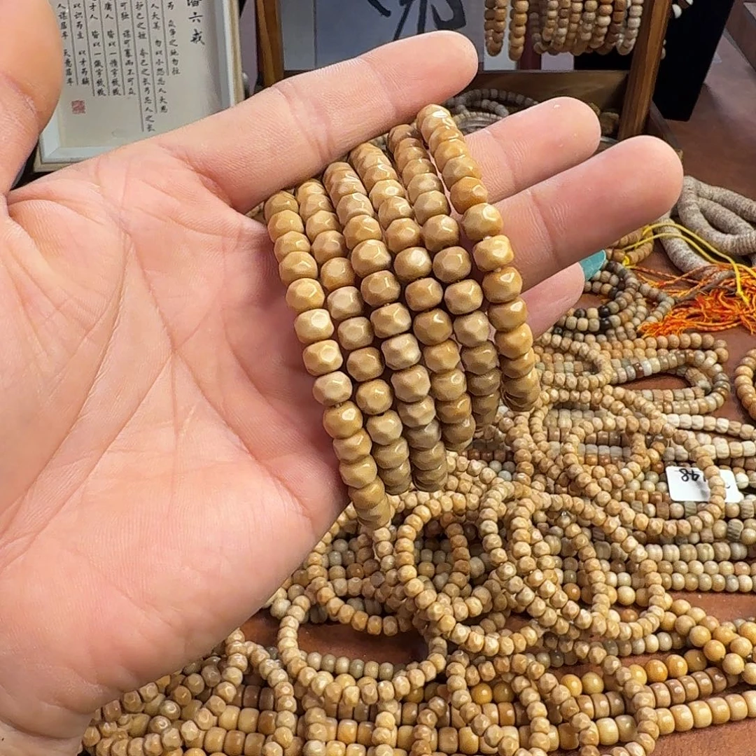 手串菩提根/象牙果龙脊菩提无相单圈