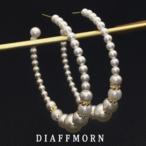 合金琉璃耳饰 D·F·M〖人鱼泪〗高质感琉璃珠耳圈