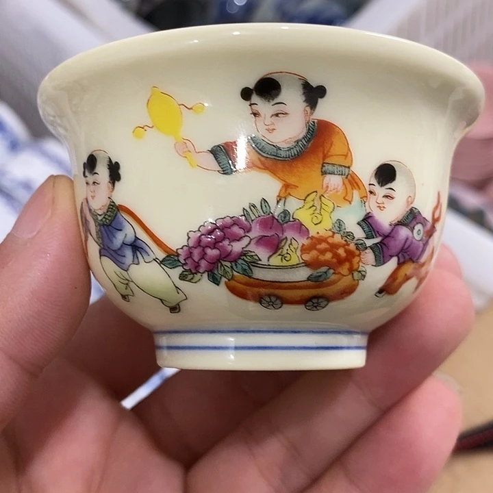 摆件景德镇陶瓷主人杯2344