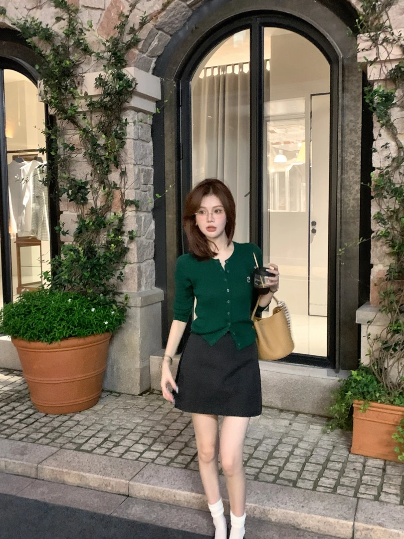 【芝士Cheese】色彩心扉 设计感时尚百搭休闲通勤小众开衫