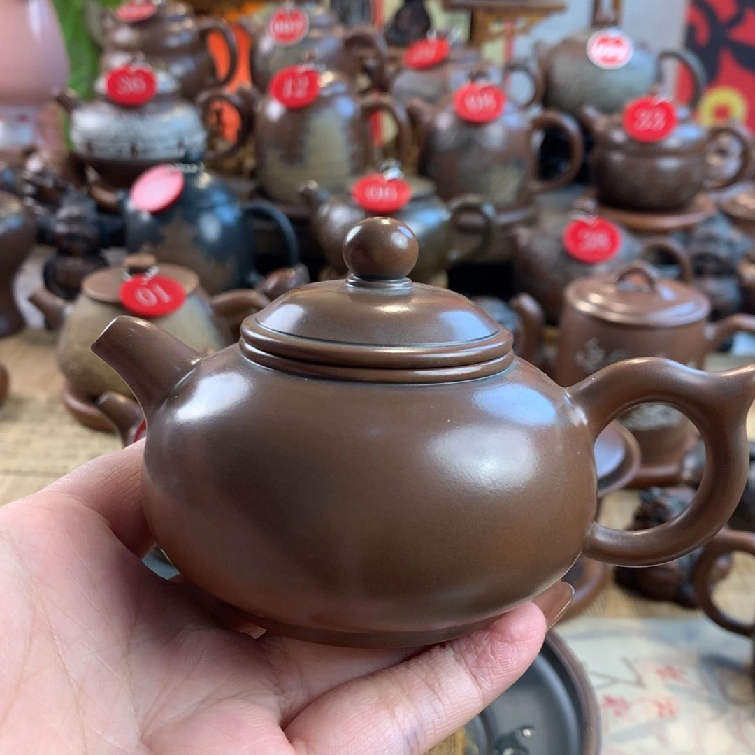 乘*素壶寒舟壶原矿泥料