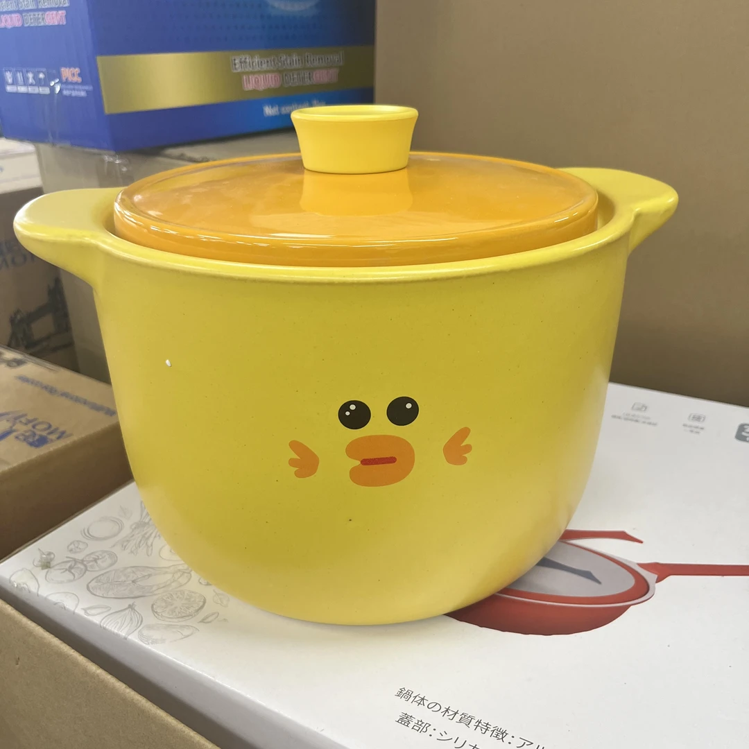 耐高温干烧可爱砂锅高颜值大砂锅鸭子砂锅