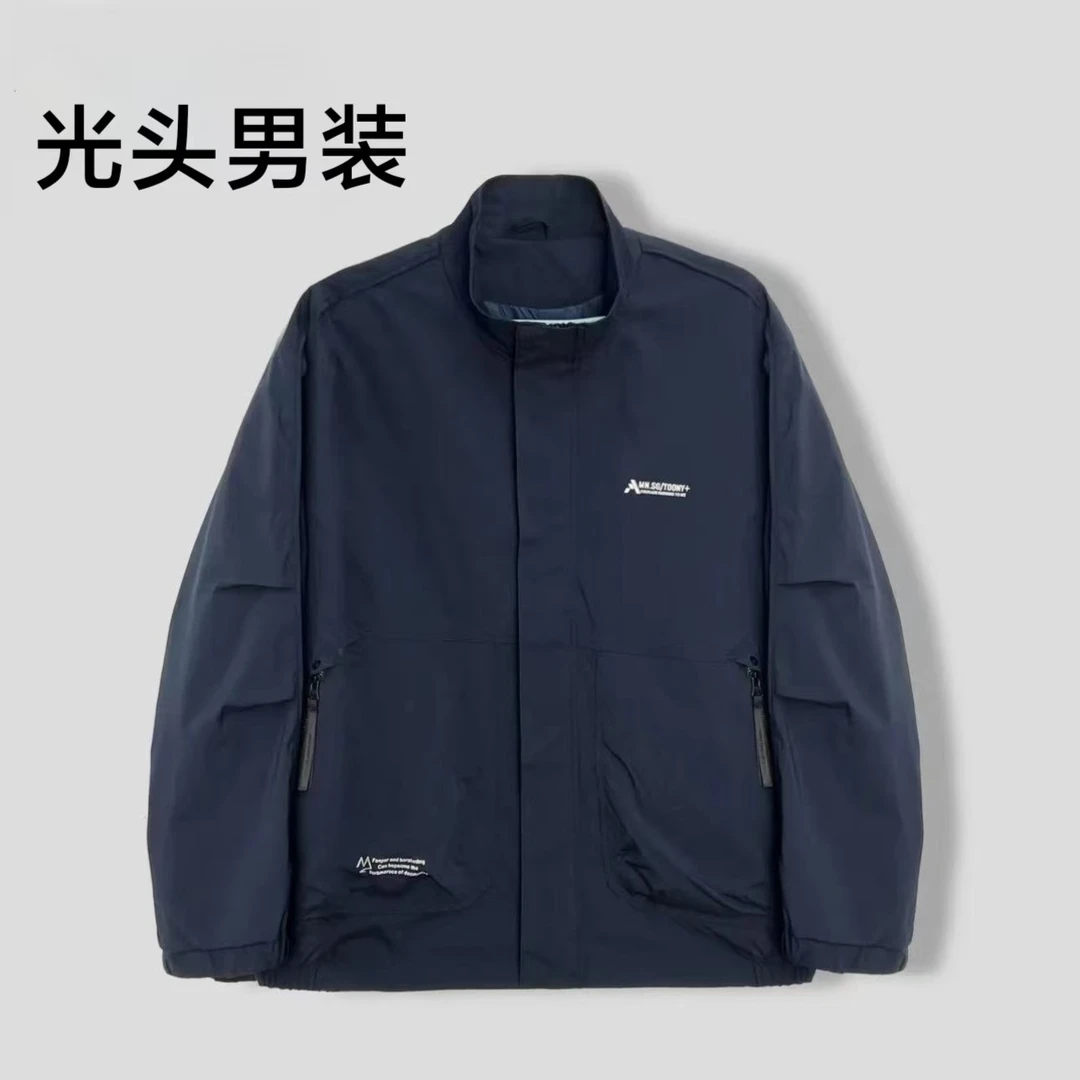 2024*秋季爆款上新男士户外拼接时尚休闲工装立领夹克外套-8910