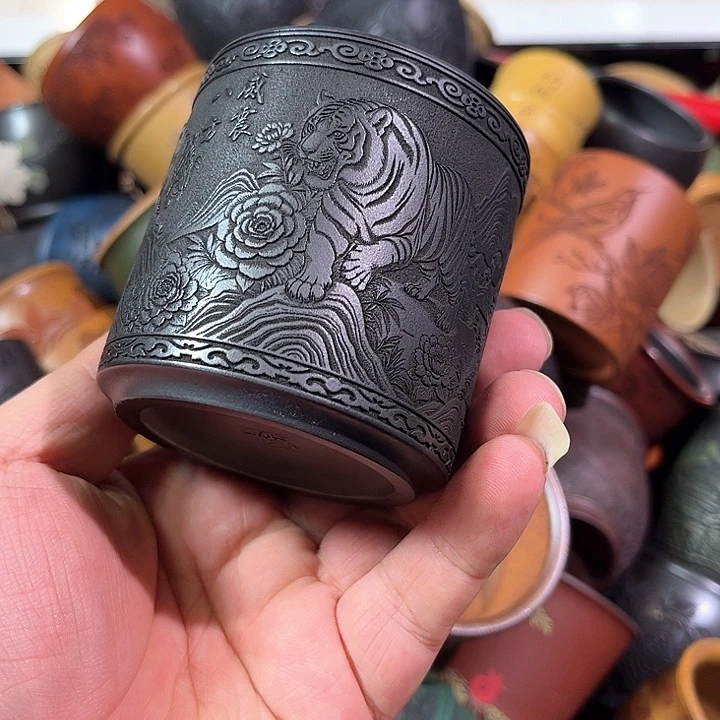 茶杯紫砂全手工紫砂主人杯