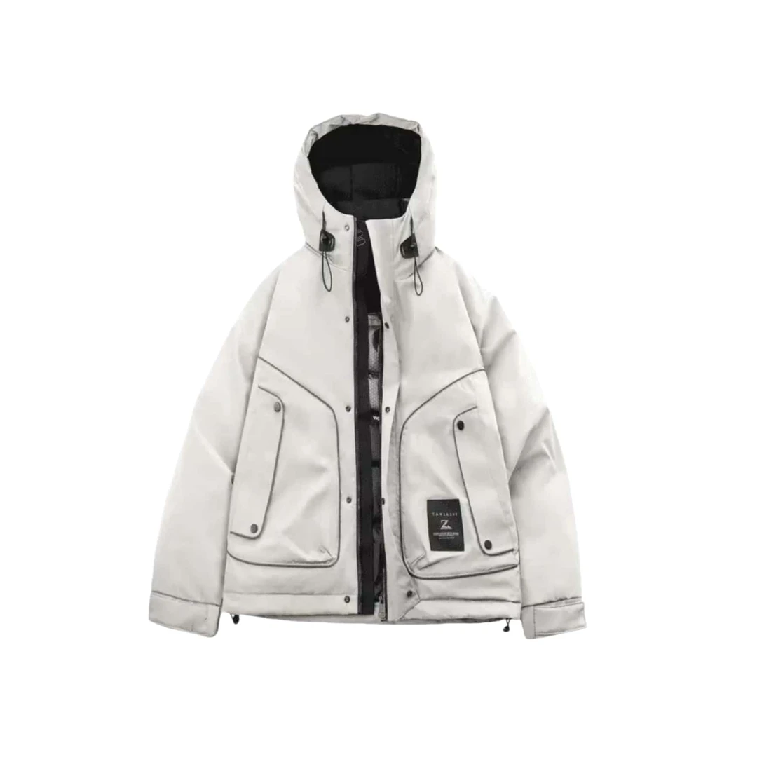 【冬季】新款机能风大口袋工装草莓熊防寒外套5802