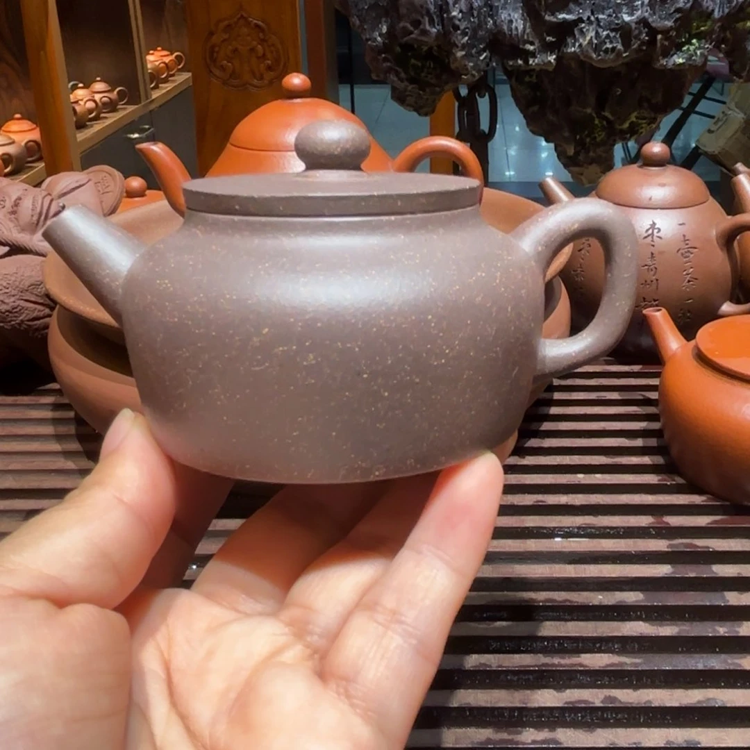 茶壶紫砂紫砂壶九十年代青灰泥逸公德钟125cc