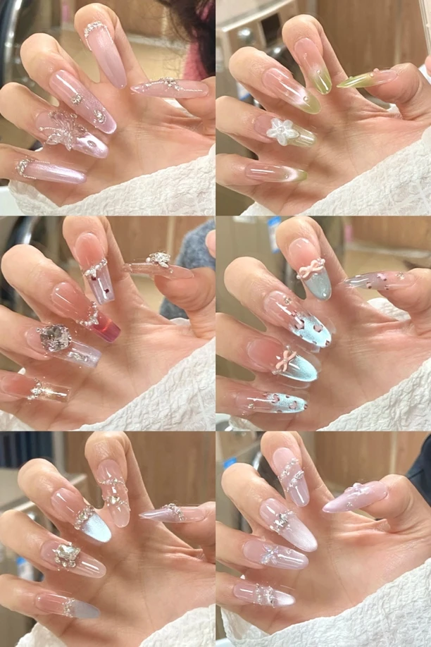 【不返场】高级精致纯手工穿戴甲 5副一组 no退no换 （可直拍 找客服