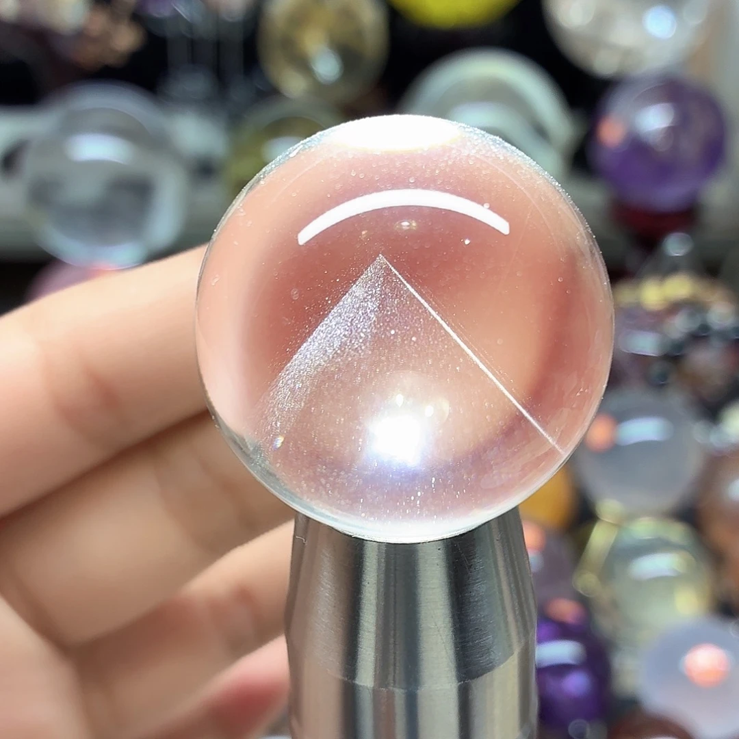 水晶珠宝半成品未镶嵌净体金字塔35