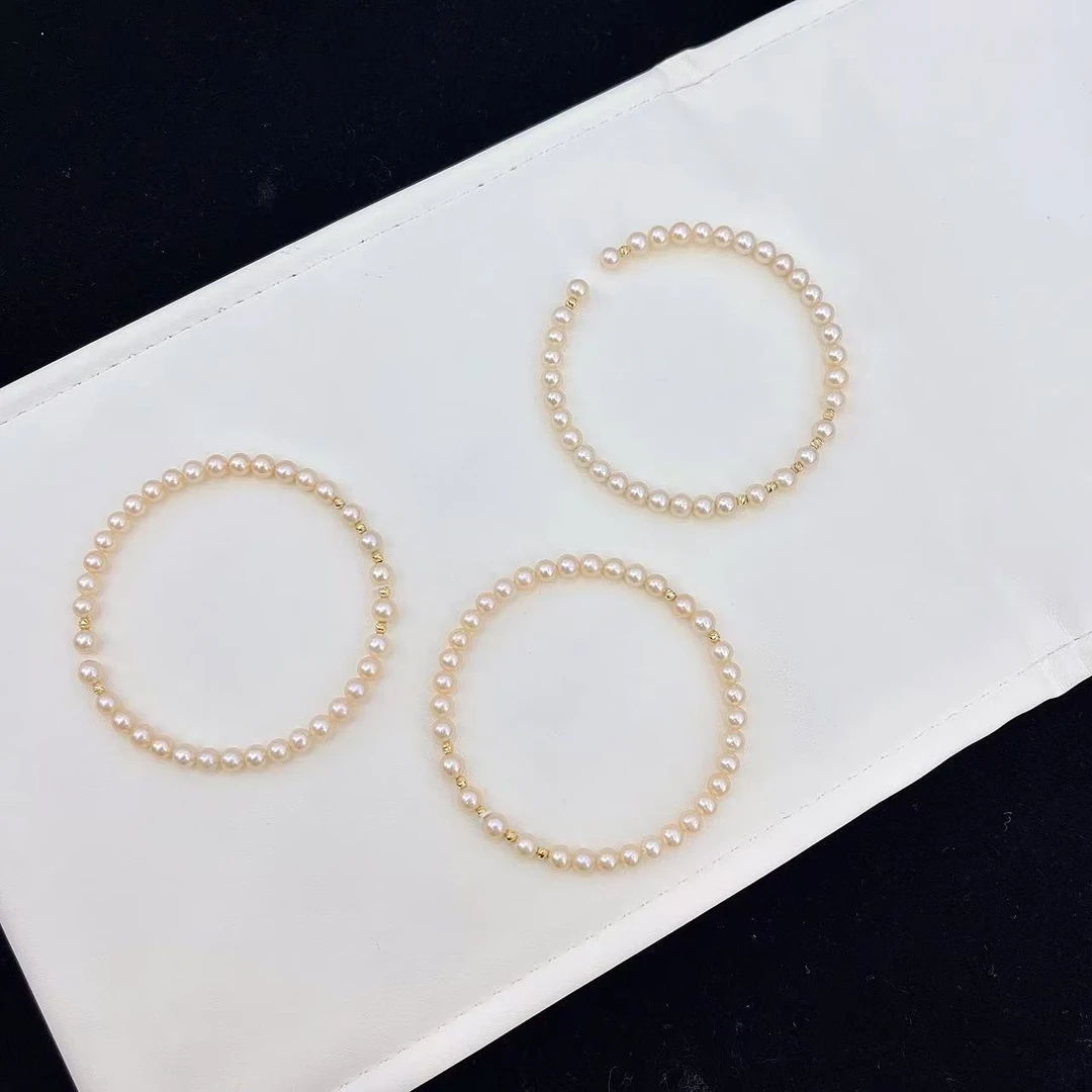 【晶雅颂】淡水手链 多样性发一件 约4-5mm 181KGBLK