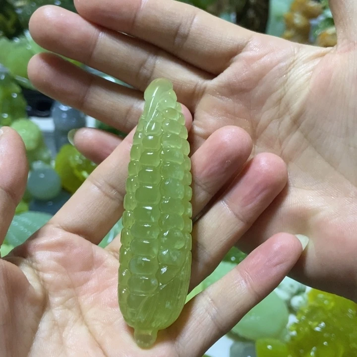 【闪购商品】未镶嵌蛇纹石玉把件