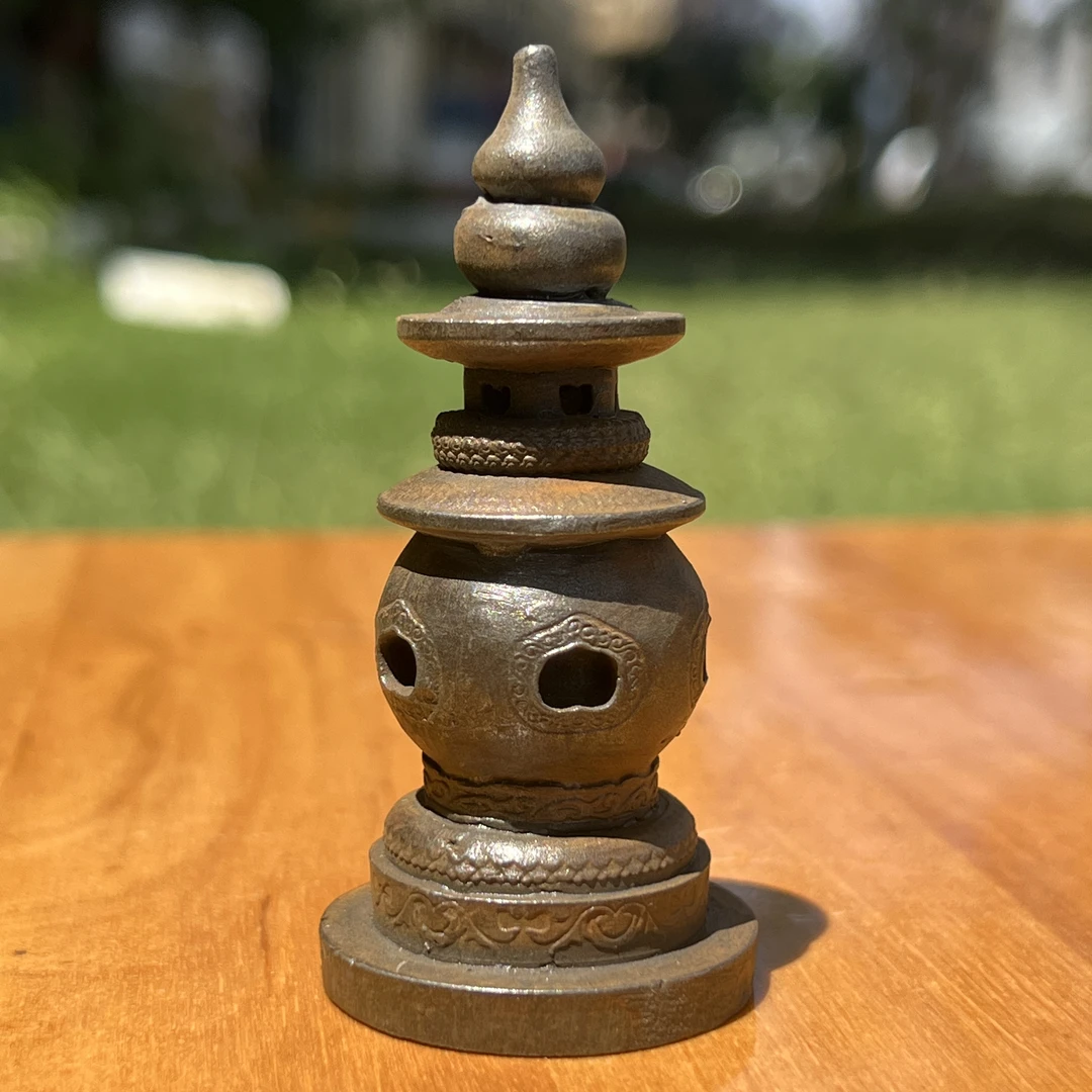 铸铁艺术三潭印月高级小塔办公摆件装饰工艺收藏品直播间专属链接