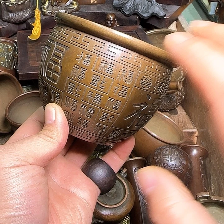 铜器办公室茶室摆件