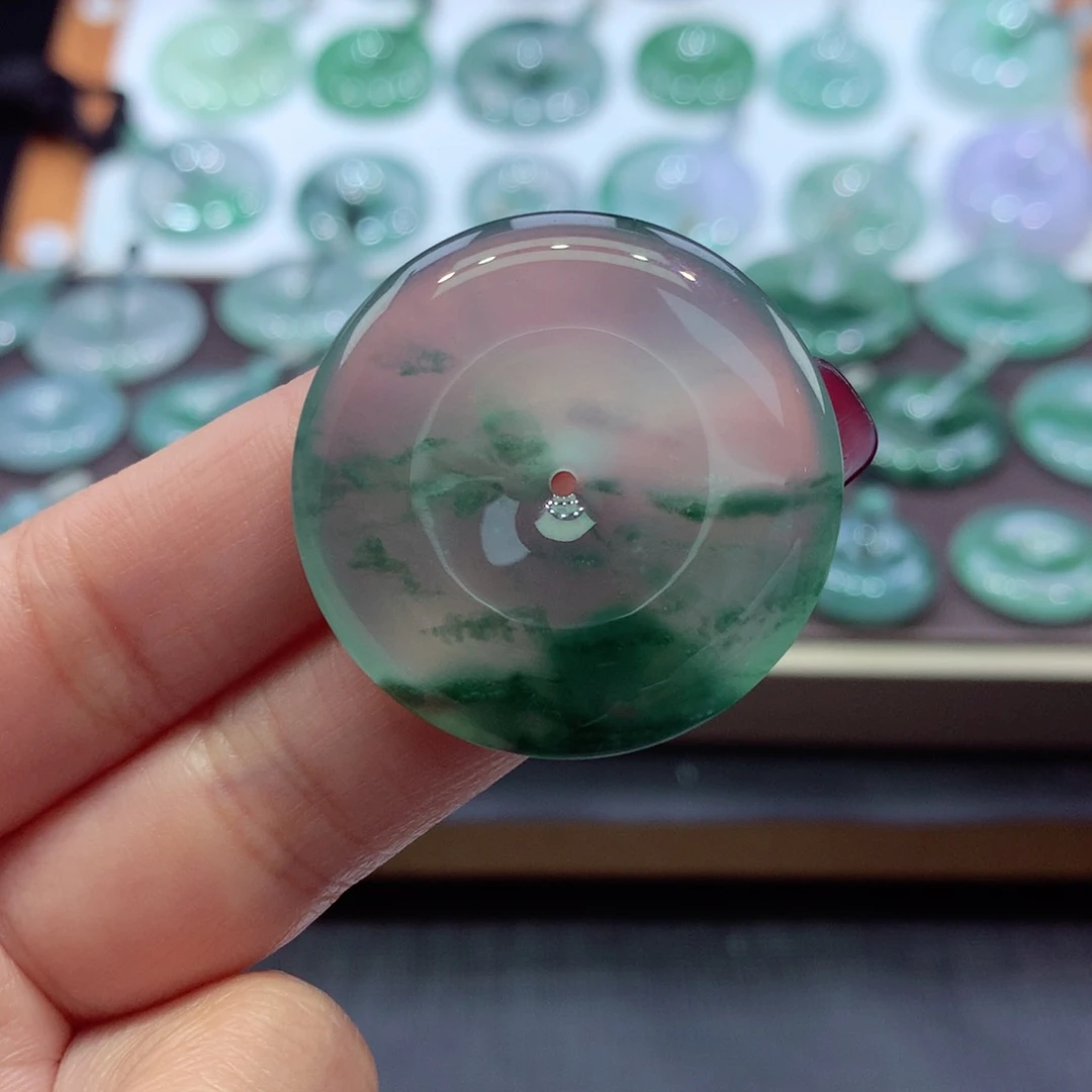 颈饰未镶嵌翡翠27尺寸32.9*5.7