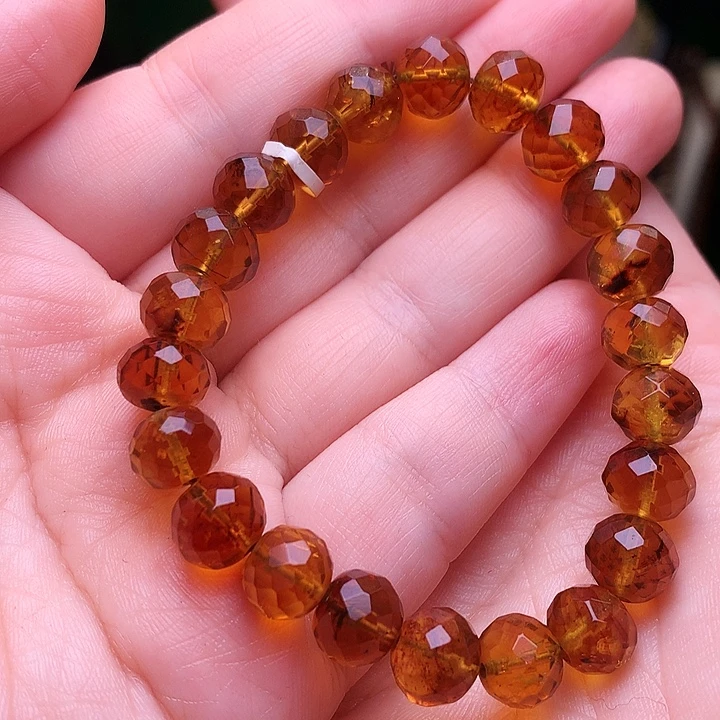 琥珀未镶嵌裸石抚顺琥珀9+