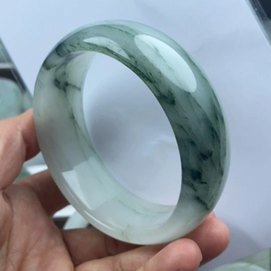 石英质玉（金丝玉）未镶嵌手镯