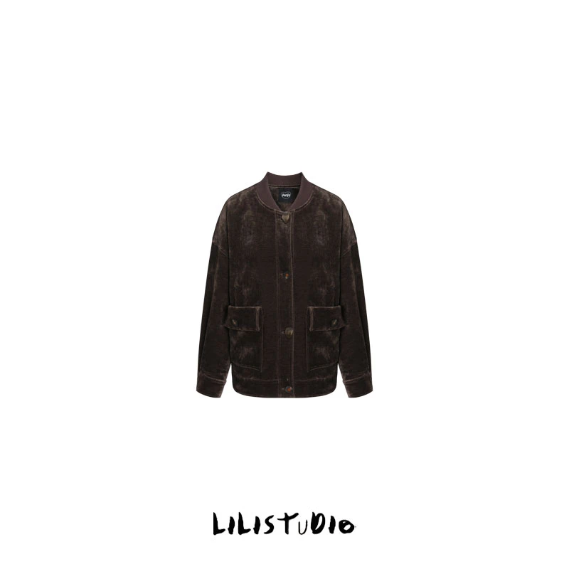 PCNY「斑驳协奏」不理理冬季新款女装复古保暖工装羽绒服