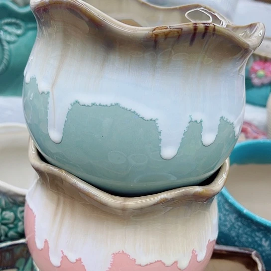 多肉绿植陶瓷花盆