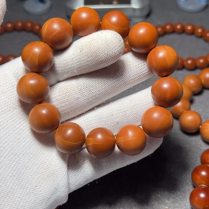 橄榄核手串/手链马*兵1.7文玩橄榄核正宗梅林铁核正圆光珠