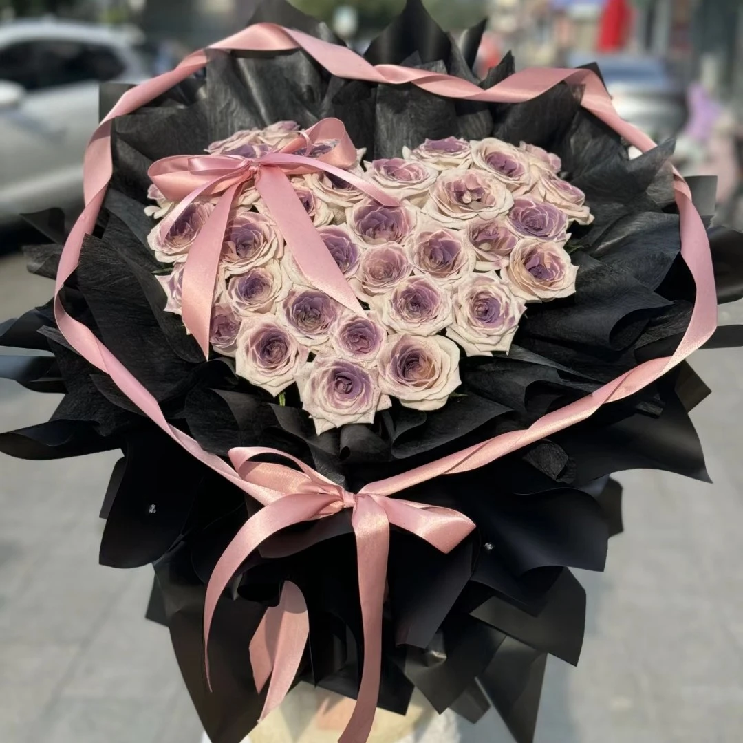 33朵乌梅子酱花束送女友爱人情人节生日礼物