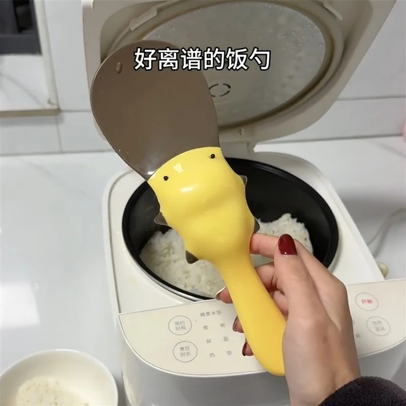 鸭嘴兽饭勺家用厨房耐高温电饭煲饭铲食品级不粘米打饭大饭勺饭瓢