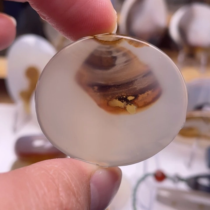 玛瑙/玉髓未镶嵌吊坠(不含链)