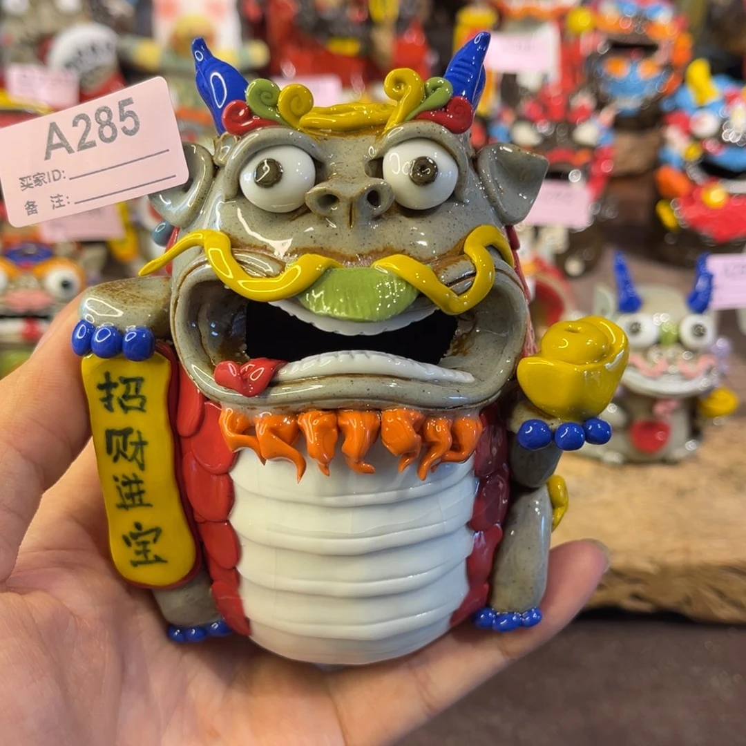 泥塑香***馆纯手工茶宠摆件