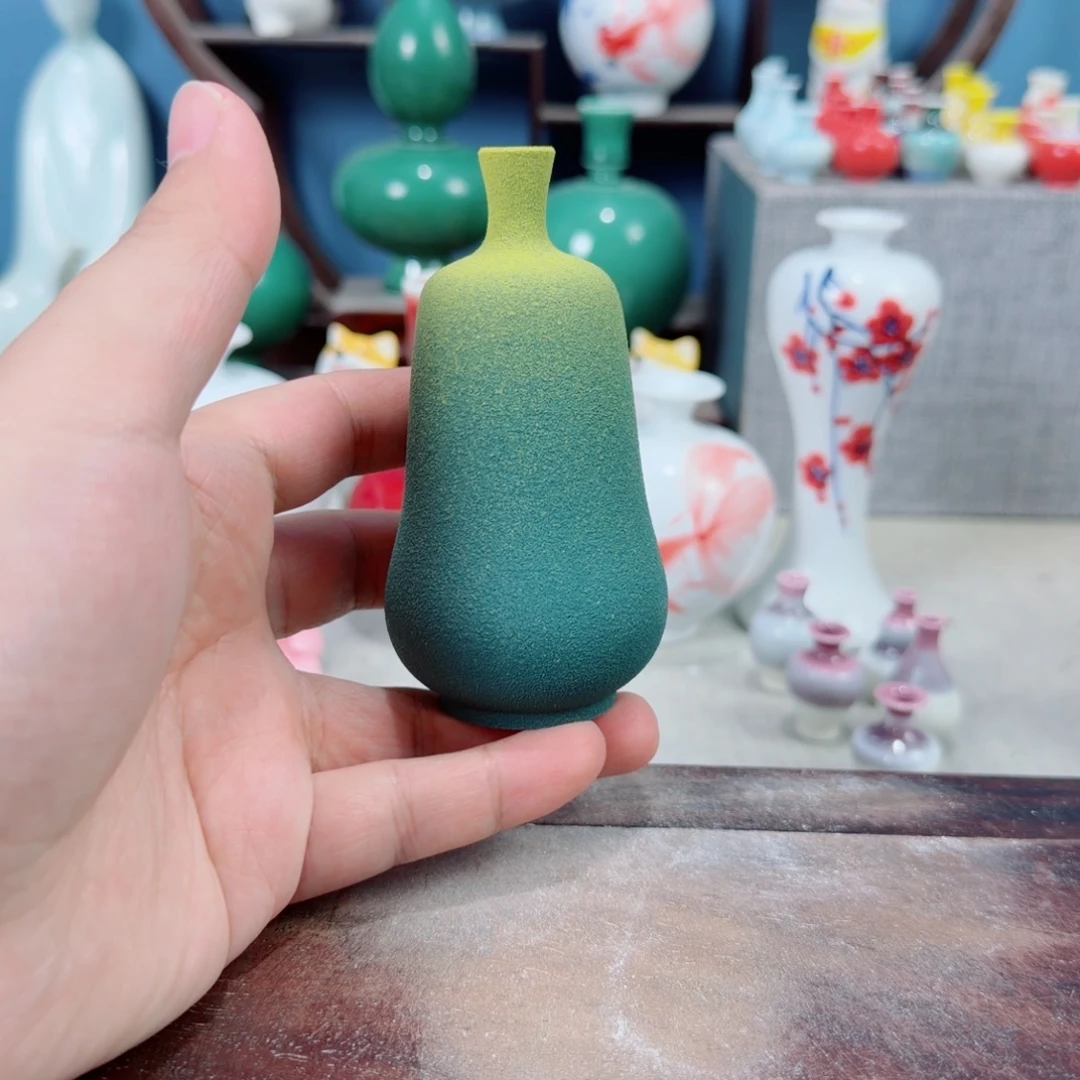 陶瓷手工小花器摆件