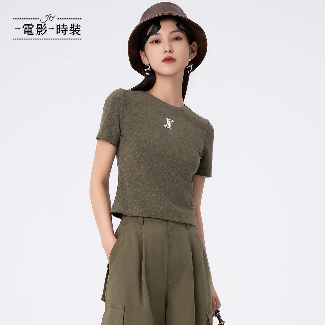 【小杨总专属】一电影一时装废土风圆领T恤休闲FFFT114451