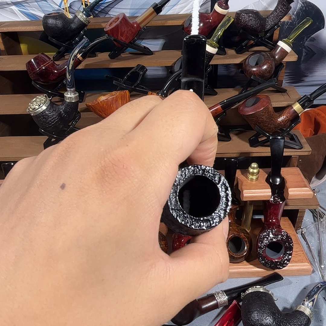 石楠木手工撞球烟斗