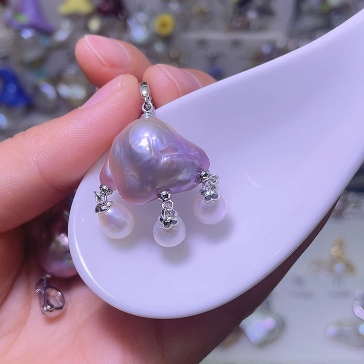 颈饰淡水珍珠合金36