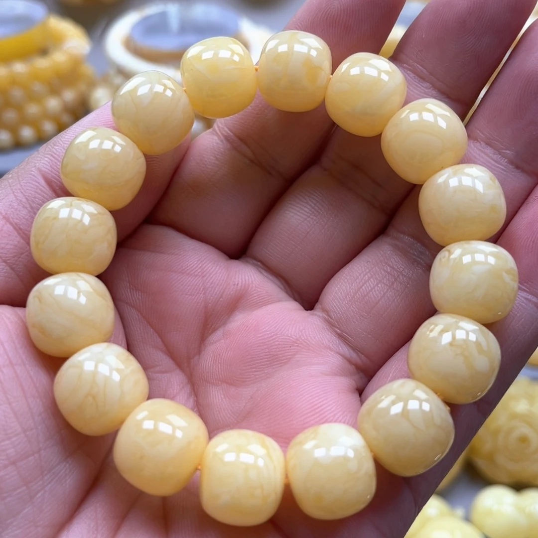 琥珀手链未镶嵌手串