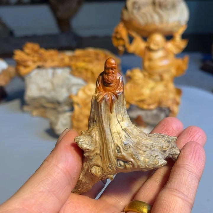 柏木（崖柏）根雕工艺摆件