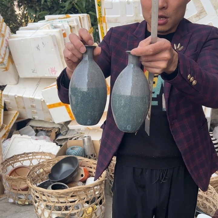 瓶高度20厘米口径2厘米微瑕捡漏