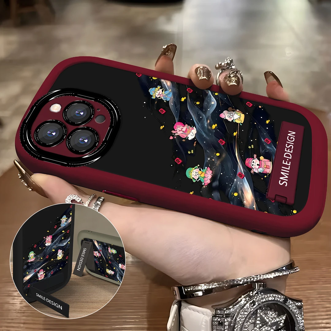 适用于【苹果】16ProMax新款时尚高级感财神到我家防摔手机壳