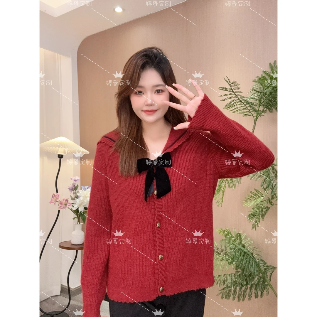 【冬款上新 婷哥定制 娇贵佳人】秋冬款大码女装显瘦毛衣LPP61458