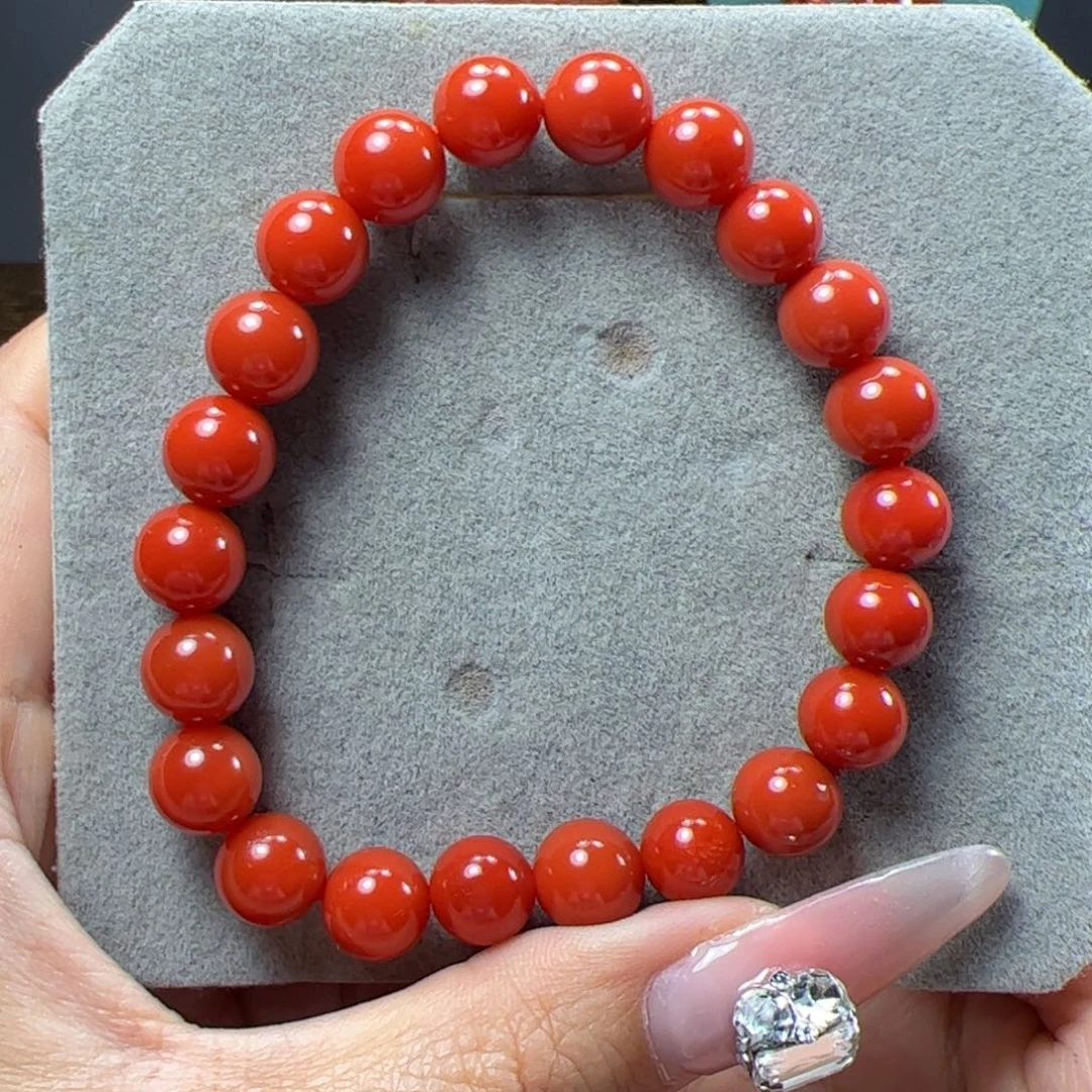 南红玛瑙8➕单圈未镶嵌