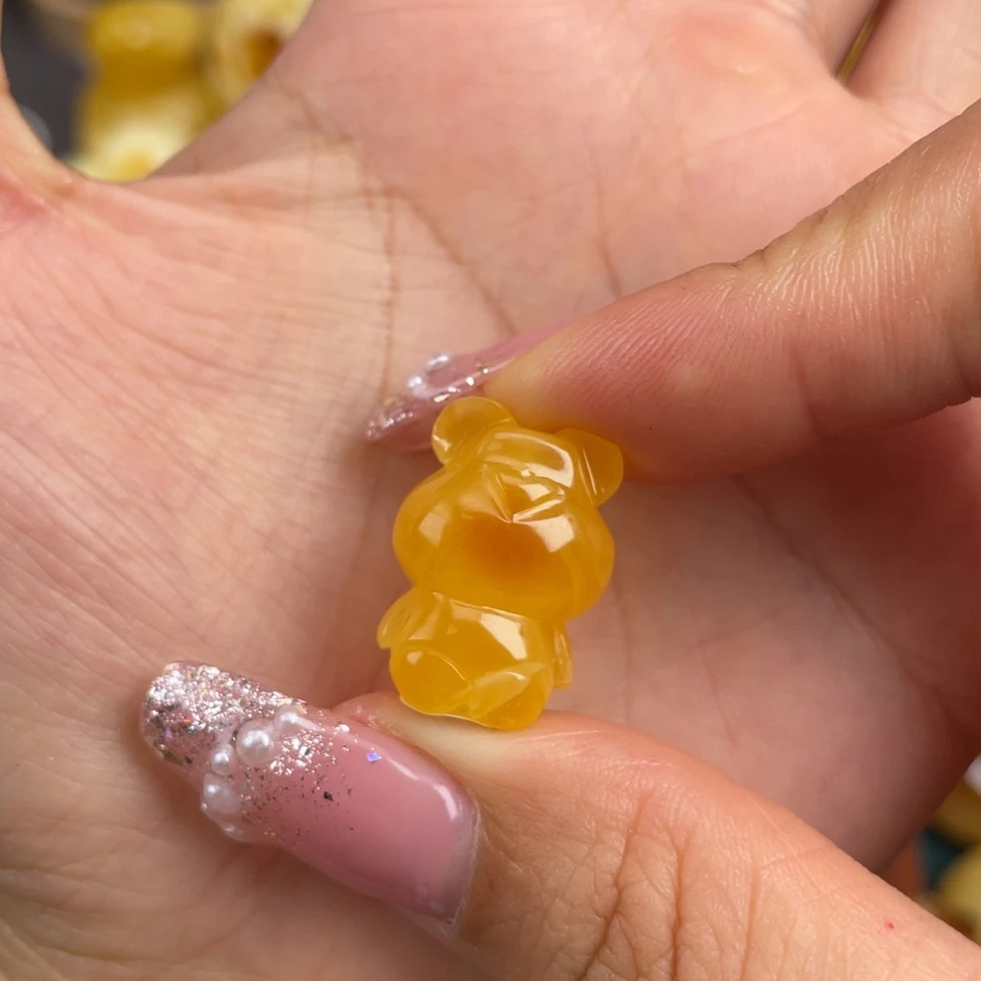 琥珀裸石未镶嵌蜜蜡