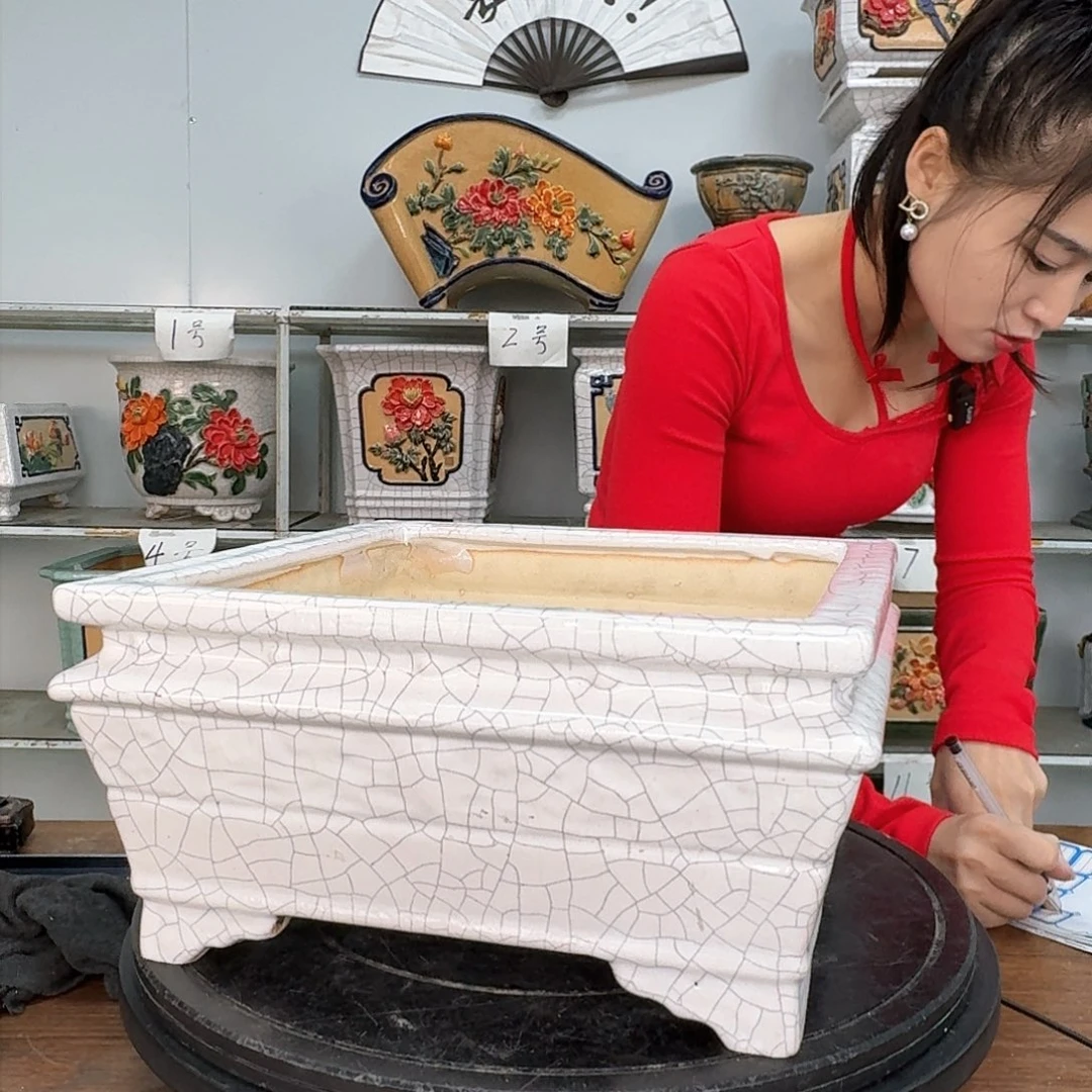 红陶漂*石湾盆150