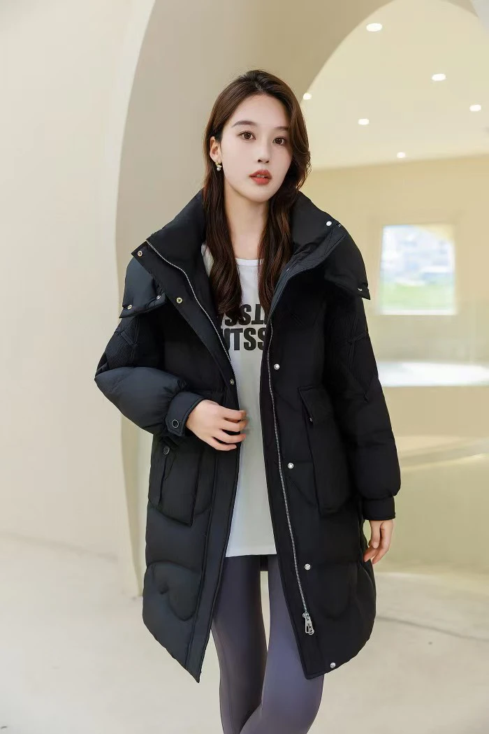 黑色➕卡其色外套006