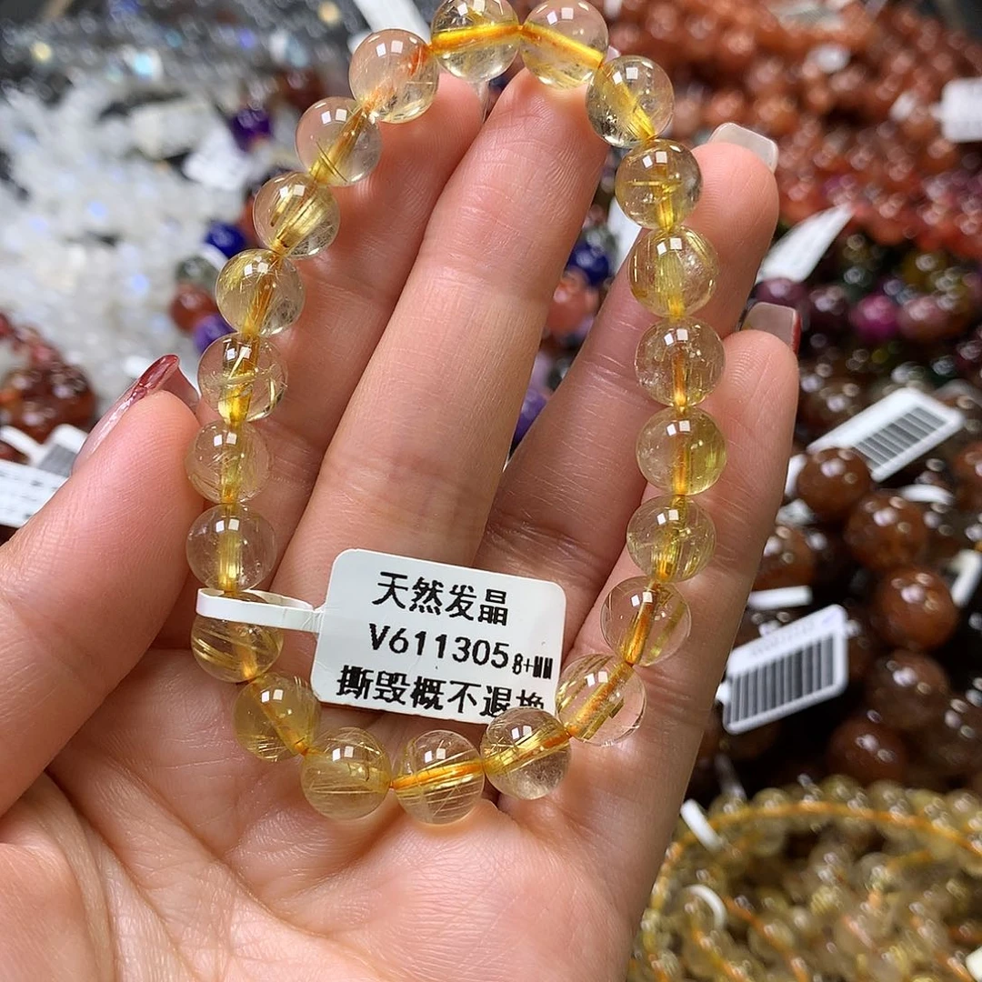 水晶手链未镶嵌，d