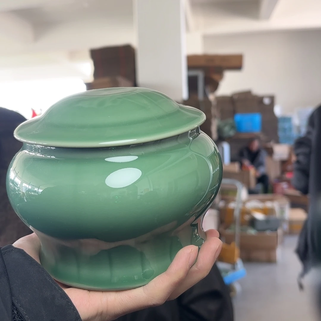 龙泉云间青瓷小米茶器