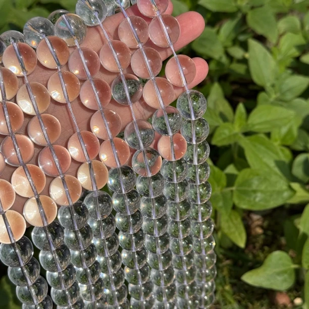 bs14【村村有晶】14mm纯天然 双A 净体 白水晶半成品多样性发一